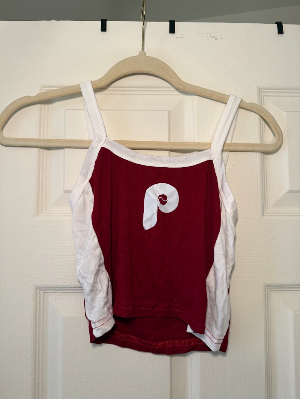 Philadelphia Phillies Red and White Logo Tank Top